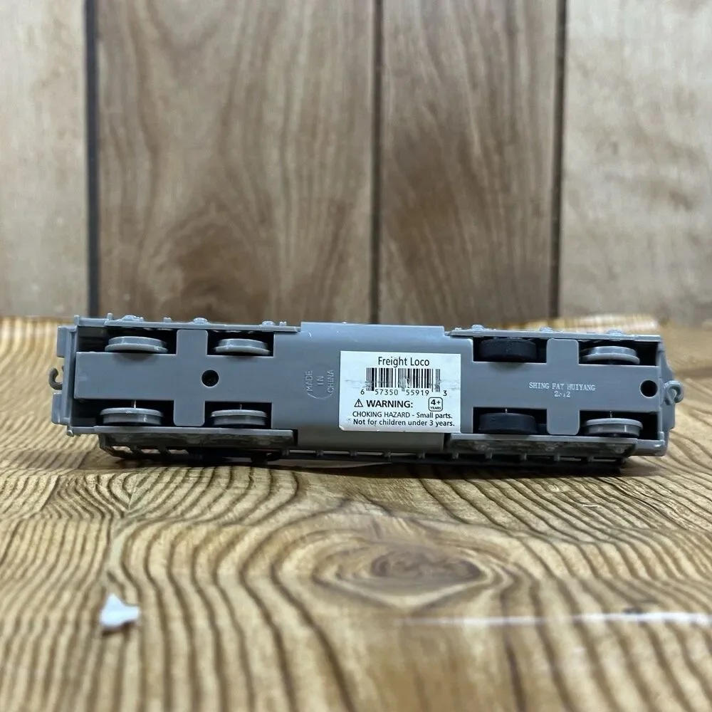 NY & Atlantic Freight Locomotive Toy Train #1872 Blue Yellow‎ Diecast Push Train